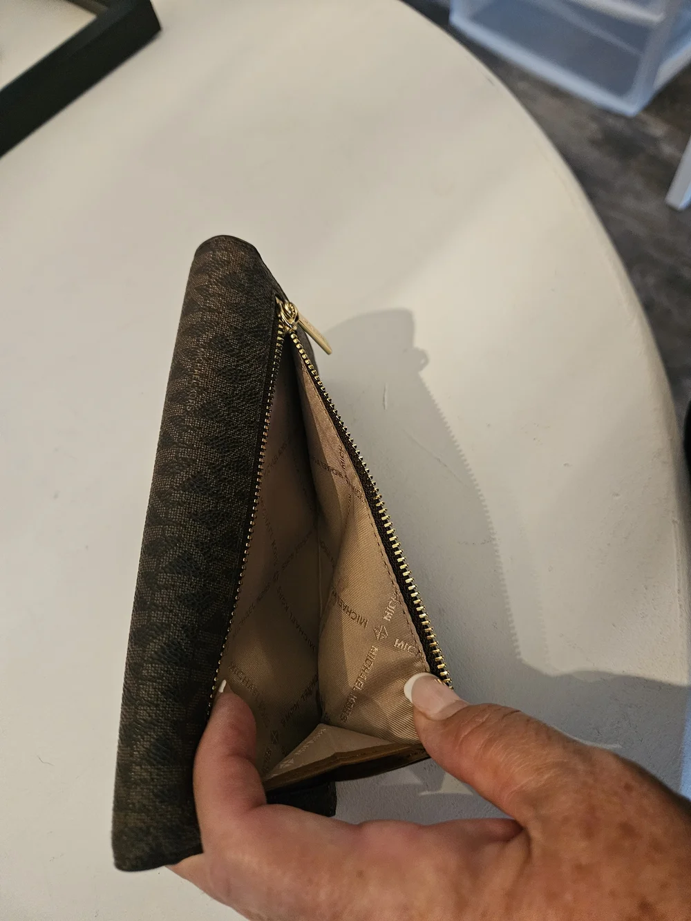 Michael Kors Brown Monogram Wallet